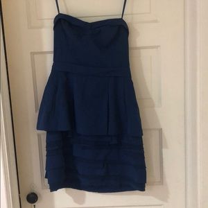 BCBG  strapless blue dress - Size 8